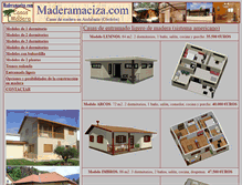 Tablet Screenshot of maderamaciza.com